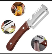 3 In 1 Multi Functional Vegetable Peeler Knife - Kitchen Accessory Designed For Food Preparation And Daily Cooking Routine