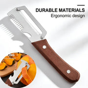 3 In 1 Multi Functional Vegetable Peeler Knife - Kitchen Accessory Designed For Food Preparation And Daily Cooking Routine