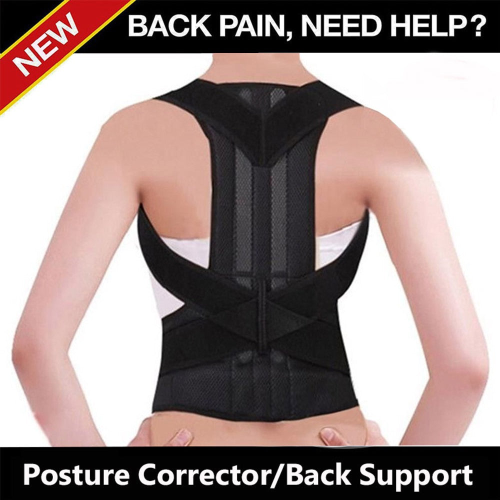 Adjustable Back Posture Corrector for Men & Women | Comfortable and Breathable Support Brace