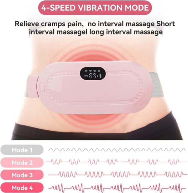 Heating Pad for women Period Pain Cramp Relief Belt | Portable Menstrual
