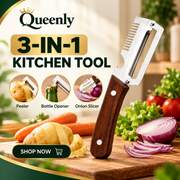 3 In 1 Multi Functional Vegetable Peeler Knife - Kitchen Accessory Designed For Food Preparation And Daily Cooking Routine