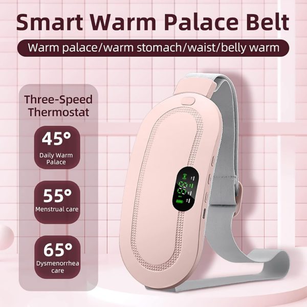 Heating Pad for women Period Pain Cramp Relief Belt | Portable Menstrual