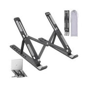 Metal Body Laptop Stand | Adjustable Portable Durable | 24×4.5cm Folded / 24×16.5cm Opened
